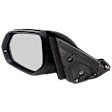 Driver Side Mirror, Power Adjust, Heated, Manual Folding, Paintable, No Signal Light, No Memory, No Puddle Light, No Auto-Dim, With Blind Spot Detection in Glass