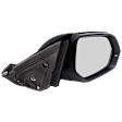 Passenger Side Mirror, Power Adjust, Heated, Manual Folding, Paintable, No Signal Light, No Memory, No Puddle Light, No Auto-Dim, With Blind Spot Detection in Glass