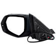 Driver Side Mirror, Power Adjust, Non-Heated, Manual Folding, Paintable, In-housing Signal Light, No Memory, No Puddle Light, No Auto-Dim, No Blind Spot Feature