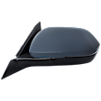 Driver Side Mirror, Power Adjust, Non-Heated, Manual Folding, Paintable, In-housing Signal Light, No Memory, No Puddle Light, No Auto-Dim, No Blind Spot Feature