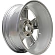 ALY02363U20N Jante Aluminum Silver Wheel - 20 in. X 8 in., 5 x 5.5 in. Bolt Pattern, Sold Individually