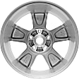 ALY02363U20N Jante Aluminum Silver Wheel - 20 in. X 8 in., 5 x 5.5 in. Bolt Pattern, Sold Individually