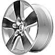 ALY02363U90N Jante Aluminum Polished Wheel - 20 in. X 8 in., 5 x 5.5 in. Bolt Pattern, Sold Individually