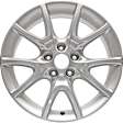 ALY02445U20N Jante Aluminum Silver Wheel - 17 in. X 7.5 in., 5 x 110 mm Bolt Pattern, Sold Individually