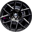 ALY02527U45N Alloy Painted Black Wheel, 20 in. X 9 in.