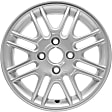 ALY03367U20N Jante Aluminum Silver Wheel - 15 in. X 6 in., 4 x 4.5 in. Bolt Pattern, Sold Individually