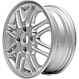 ALY03367U20N Jante Aluminum Silver Wheel - 15 in. X 6 in., 4 x 4.5 in. Bolt Pattern, Sold Individually
