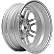 ALY03367U20N Jante Aluminum Silver Wheel - 15 in. X 6 in., 4 x 4.5 in. Bolt Pattern, Sold Individually