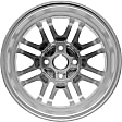 ALY03367U20N Jante Aluminum Silver Wheel - 15 in. X 6 in., 4 x 4.5 in. Bolt Pattern, Sold Individually