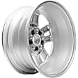 ALY03639U20N Jante Aluminum Silver Wheel - 17 in. X 7.5 in., 5 x 4.5 in. Bolt Pattern, Sold Individually