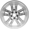 ALY03639U20N Jante Aluminum Silver Wheel - 17 in. X 7.5 in., 5 x 4.5 in. Bolt Pattern, Sold Individually