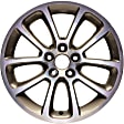 ALY03705U30N Jante Aluminum Charcoal Wheel - 18 in. X 7.5 in., 5 x 4.5 in. Bolt Pattern, Sold Individually