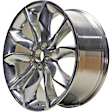 ALY03861U80N Jante Aluminum Polished Wheel - 20 in. X 8.5 in., 5 x 4.5 in. Bolt Pattern, Sold Individually