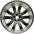ALY03861U80N Jante Aluminum Polished Wheel - 20 in. X 8.5 in., 5 x 4.5 in. Bolt Pattern, Sold Individually