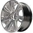 ALY04738U10N Jante Aluminum Silver Wheel - 22 in. X 9 in., 6 x 5.5 in. Bolt Pattern, Sold Individually