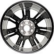 ALY04738U10N Jante Aluminum Silver Wheel - 22 in. X 9 in., 6 x 5.5 in. Bolt Pattern, Sold Individually