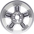 ALY05308U20N Jante Aluminum Silver Wheel - 20 in. X 8.5 in., 6 x 5.5 in. Bolt Pattern, Sold Individually