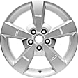 2009 Chevrolet Malibu - Aluminum Silver Wheel, 17 in. x 7 in., 5 x 110 mm Bolt Pattern