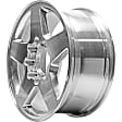 ALY05503U80N Jante Aluminum Polished Wheel - 20 in. X 8.5 in., 8 x 180 mm Bolt Pattern, Sold Individually