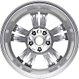 ALY05523U20N Jante Aluminum Silver Wheel - 15 in. X 6 in., 5 x 105 mm Bolt Pattern, Sold Individually