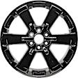 ALY05662U45N Jante Aluminum Painted Black Wheel - 22 in. X 9 in., 6 x 5.5 in. Bolt Pattern, Sold Individually
