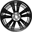 ALY05716U45N Jante Aluminum Painted Black Wheel - 18 in. X 8.5 in., 5 x 115 mm Bolt Pattern, Sold Individually