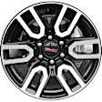 ALY05914U46N Alloy Painted Black Wheel, 20 in. X 9 in.