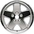 ALY09038U20N Jante Aluminum Silver Wheel - 16 in. X 7 in., 5 x 4.5 in. Bolt Pattern, Sold Individually