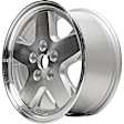 ALY09038U20N Jante Aluminum Silver Wheel - 16 in. X 7 in., 5 x 4.5 in. Bolt Pattern, Sold Individually
