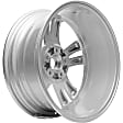 ALY62594U20N Jante Aluminum Silver Wheel - 18 in. X 7.5 in., 5 x 4.5 in. Bolt Pattern, Sold Individually