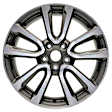 ALY62597U35N Jante Aluminum Gray Wheel - 18 in. X 7.5 in., 5 x 4.5 in. Bolt Pattern, Sold Individually
