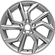 ALY62600U20N Jante Aluminum Silver Wheel - 17 in. X 6.5 in., 5 x 4.5 in. Bolt Pattern, Sold Individually