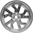 ALY62600U20N Jante Aluminum Silver Wheel - 17 in. X 6.5 in., 5 x 4.5 in. Bolt Pattern, Sold Individually