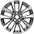 ALY62719U30N Jante Aluminum Charcoal Wheel - 17 in. X 7.5 in., 5 x 4.5 in. Bolt Pattern, Sold Individually