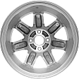 ALY63793U10N Jante Aluminum Silver Wheel - 15 in. X 6 in., Sold Individually