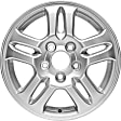 ALY63842U20N Jante Aluminum Silver Wheel - 15 in. X 6 in., 5 x 4.5 in. Bolt Pattern, Sold Individually