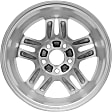 ALY63842U20N Jante Aluminum Silver Wheel - 15 in. X 6 in., 5 x 4.5 in. Bolt Pattern, Sold Individually