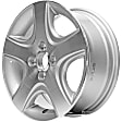 ALY63868U35N Jante Aluminum Gray Wheel - 15 in. X 6 in., 4 x 100 mm Bolt Pattern, Sold Individually