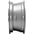 ALY63868U35N Jante Aluminum Gray Wheel - 15 in. X 6 in., 4 x 100 mm Bolt Pattern, Sold Individually