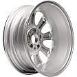 ALY63919U10N Jante Aluminum Silver Wheel - 17 in. X 6.5 in., 5 x 4.5 in. Bolt Pattern, Sold Individually
