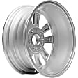 2012 Honda Civic - Aluminum Silver Wheel, ALLOY WHEEL; 16 X 6.5; 10 SPOKE; 5 LUG; 4.5 INCH BP; NEW REPLICA; ALL PAINTED SILVER, 16 in. x 6.5 in., 5 x 114.3 mm Bolt Pattern