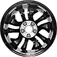 ALY64054U45N Jante Aluminum Painted Black Wheel - 16 in. X 6.5 in., 5 x 4.5 in. Bolt Pattern, Sold Individually