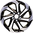 ALY64080U45N Jante Aluminum Painted Black Wheel - 17 in. X 7.5 in., 5 x 4.5 in. Bolt Pattern, Sold Individually