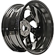 ALY64080U45N Jante Aluminum Painted Black Wheel - 17 in. X 7.5 in., 5 x 4.5 in. Bolt Pattern, Sold Individually