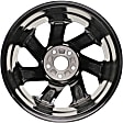 ALY64080U45N Jante Aluminum Painted Black Wheel - 17 in. X 7.5 in., 5 x 4.5 in. Bolt Pattern, Sold Individually