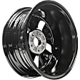 ALY64098U45N Jante Aluminum Painted Black Wheel - 17 in. X 7 in., 5 x 4.5 in. Bolt Pattern, Sold Individually
