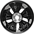 ALY64098U45N Jante Aluminum Painted Black Wheel - 17 in. X 7 in., 5 x 4.5 in. Bolt Pattern, Sold Individually