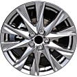 ALY64249U79N Alloy Silver Wheel, 19 in. X 7 in., 5 x 4.5 in. Bolt Pattern