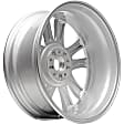 ALY64958U20N Jante Aluminum Silver Wheel - 19 in. X 7.5 in., 5 x 114 mm Bolt Pattern, Sold Individually