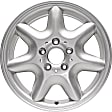 Jante Aluminum Silver Wheel - 16 in. X 7 in., 5 x 112 mm Bolt Pattern, Sold Individually